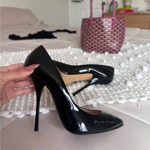 Giuseppe Zanotti Patent Leather Black Stiletto Heels